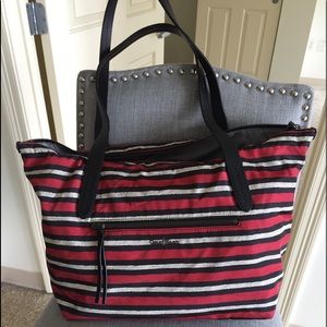 Striped Cole Haan Tote